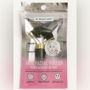 Skin Firming Jade Facial Roller for Face and Neck / Anti Aging / Pore Reduction